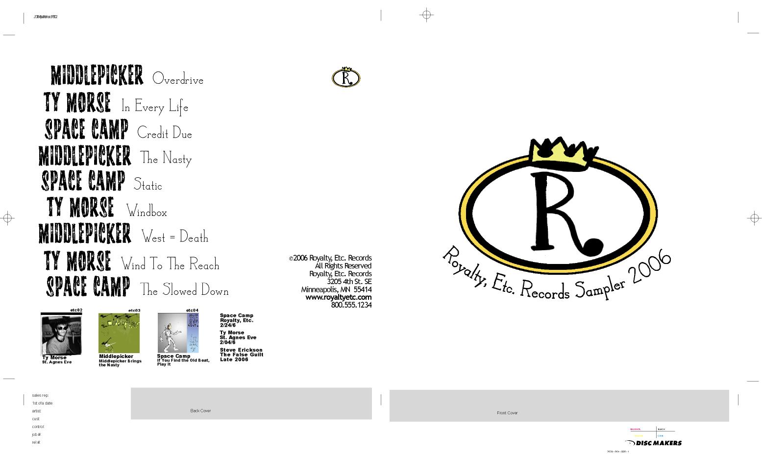 Royalty, Etc. Records Sampler 2006